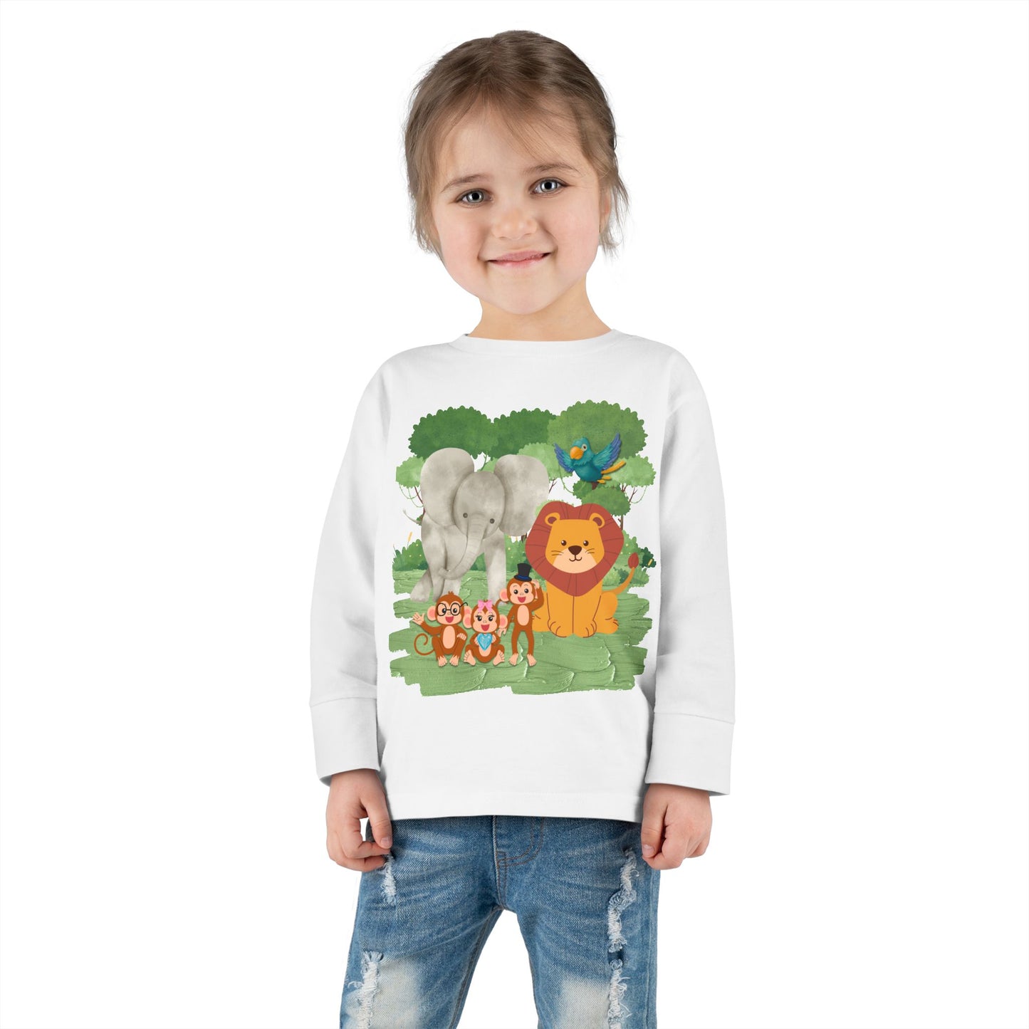 Cute Crew Long Sleeve - Toddler's Custom Tee