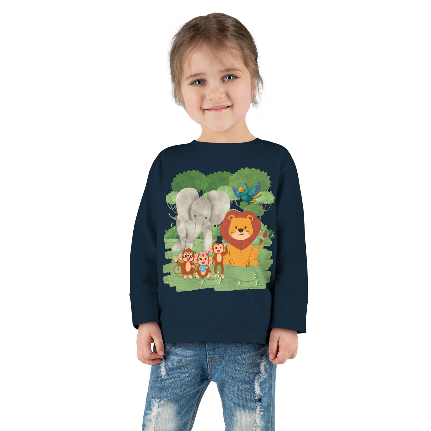Cute Crew Long Sleeve - Toddler's Custom Tee